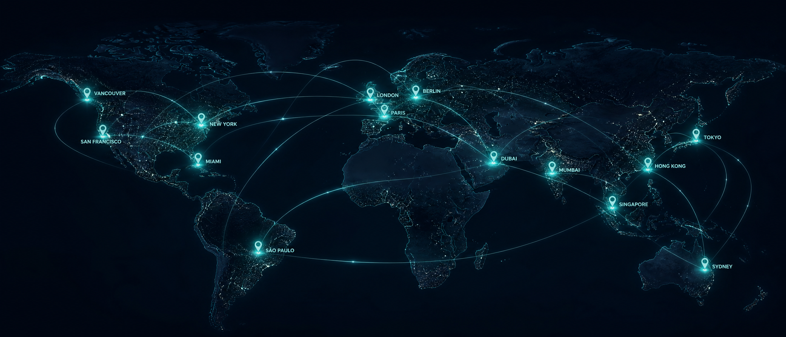 Global presence map